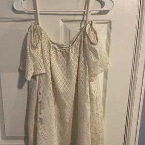 Maurices shirt, tan, size Large